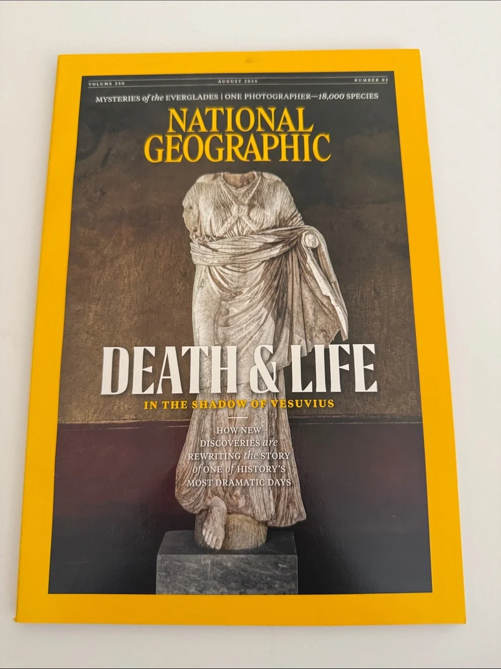 National Geographic death& Life in the shadows of Vesuvius August 2026